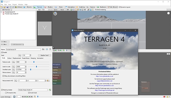 Terragen Professional v4 游戲世界的造物主之筆